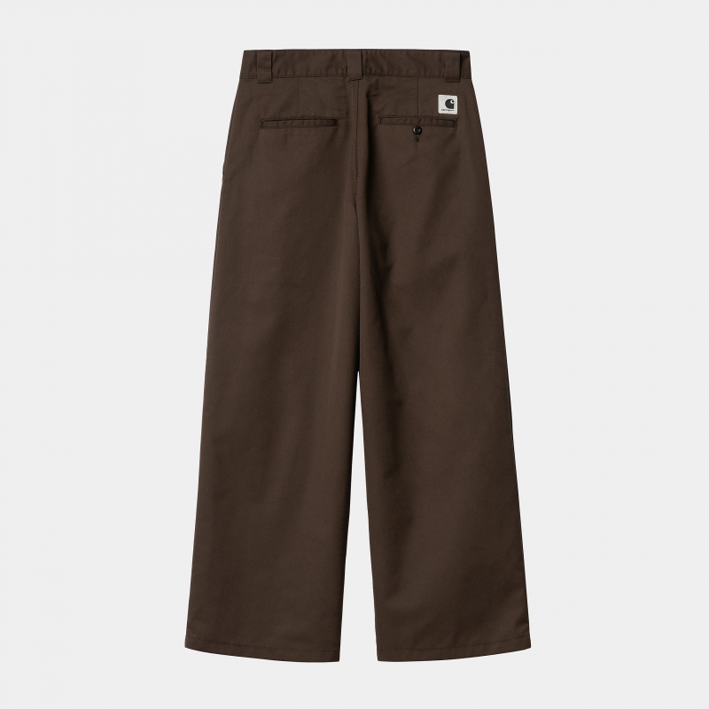 Carhartt W Ankle Pant Gr. 27 - Glencheck Tobacc